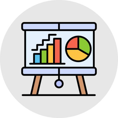 Grafik düz vektör simgesi