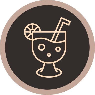 Bir bardak şarabın vektör çizimi