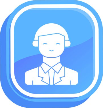 avatar adam simgesi ana hatları biçiminde