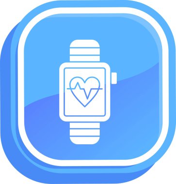 smartwatch simge vektör çizimi