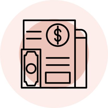 Modern bir simgenin vektör illüstrasyonu