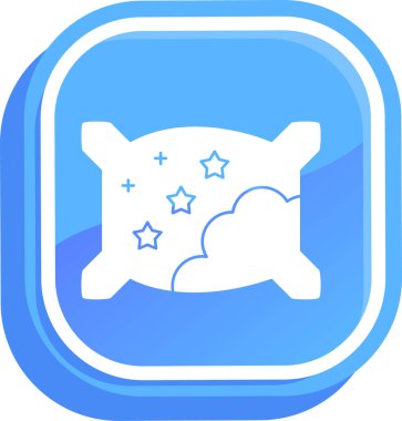 Moda tarzında izole edilmiş ay simgesi