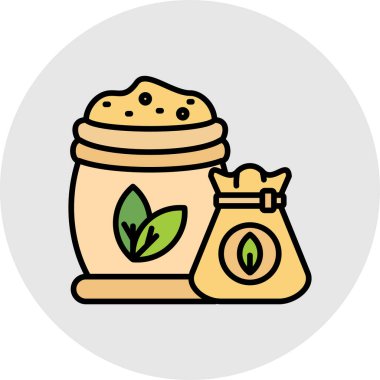 Kavanoz. Web simgesi basit illüstrasyon