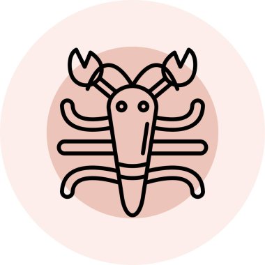 hayvan simgesi vektör illüstrasyonu