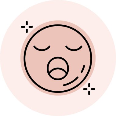 emoji. Web simgesi basit illüstrasyon