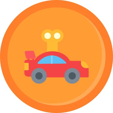 - Araba. Web simgesi basit illüstrasyon