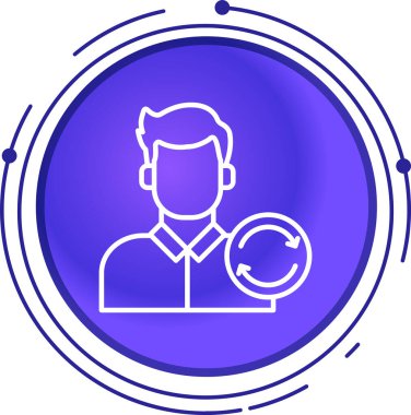 seo modern simgesinin vektör illüstrasyonu