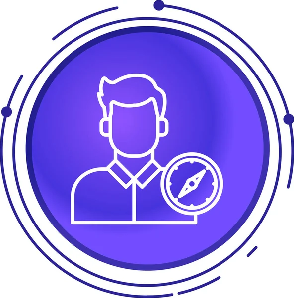 Saatli bir erkek ve kadının vektör çizimi.