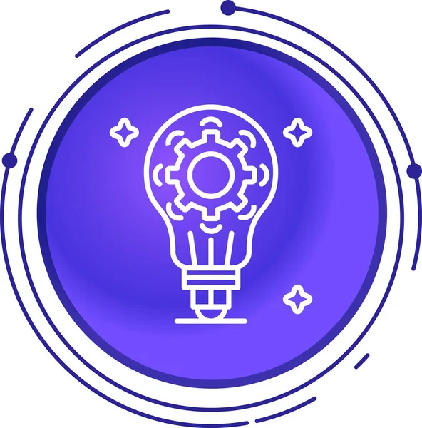 Beyaz arkaplanda izole edilmiş bir ikon fikri olan çizgi lambası. Enerji fikri işareti. Yenilik ampulü. yenilik kavramı. Renkli taslak konsepti. vektör
