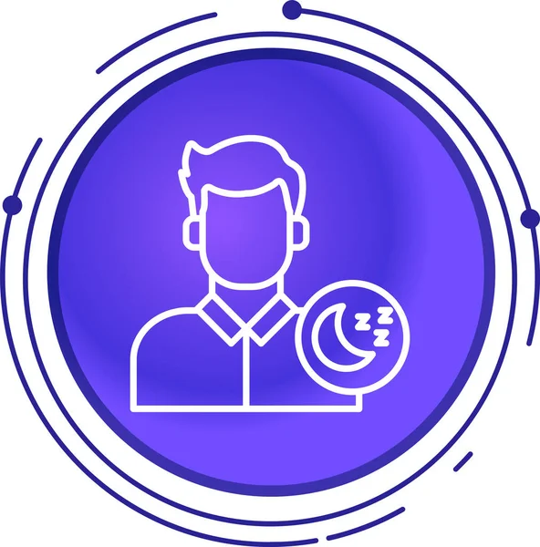 Beyaz arka planda izole edilmiş bir insan başlıklı mavi ve kırmızı çizgi insanı. İnsan kaynakları yönetimi, istihdam kaynağı yönetimi, askere alım işi.