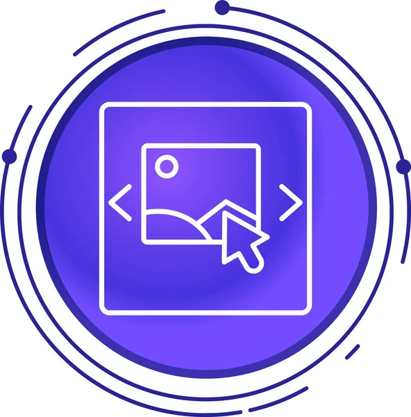 vektör lcd simgesi illüstrasyonu