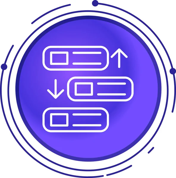 Modern bir simgenin vektör illüstrasyonu