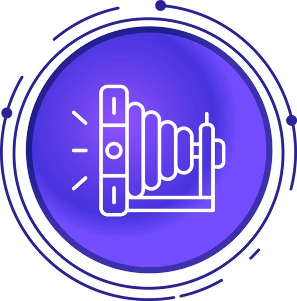 Line Smart ev simgesi beyaz arkaplanda izole edildi. Uzaktan kumanda. Renkli taslak konsepti. Vektör