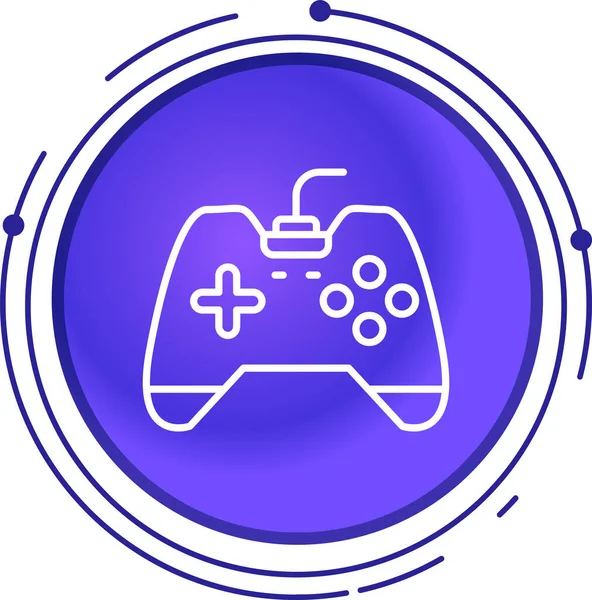 Moda stili izole edilmiş arka planda joystick simgesi