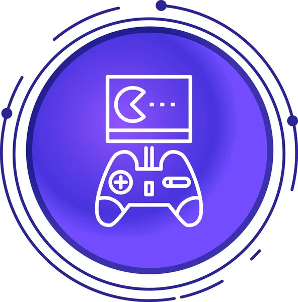 İnce satır biçiminde oyun denetleyici simgesi