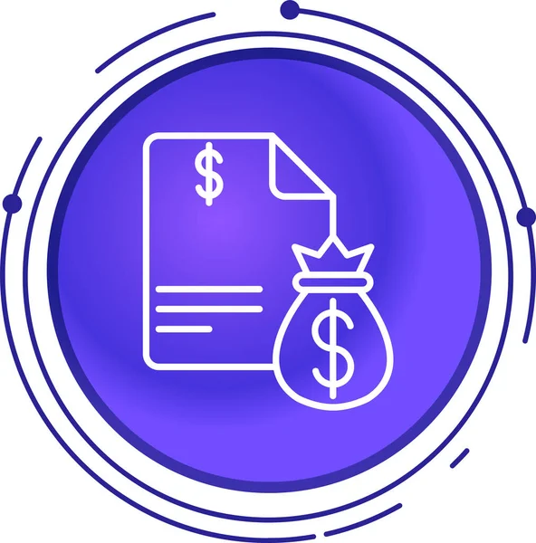 Dolar simgesi vektör illüstrasyonu