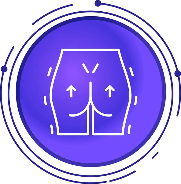 güzel şort vektör çizgisi simgesi