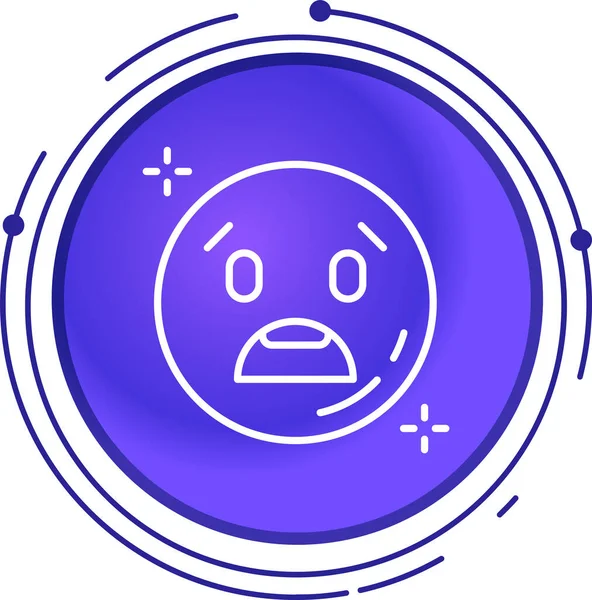 Dolunay çizgisi simgesi beyaz arkaplanda izole edildi. vektör