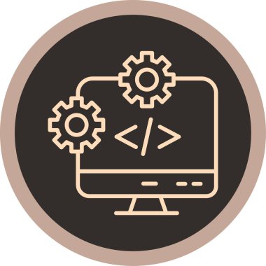 Web simgesi vektör illüstrasyonu