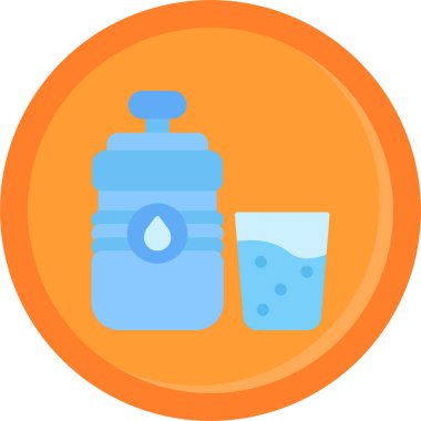 su şişesi vektör simgesi