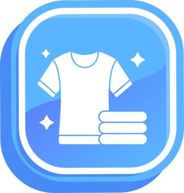 Kıyafetler. Web simgesi basit illüstrasyon