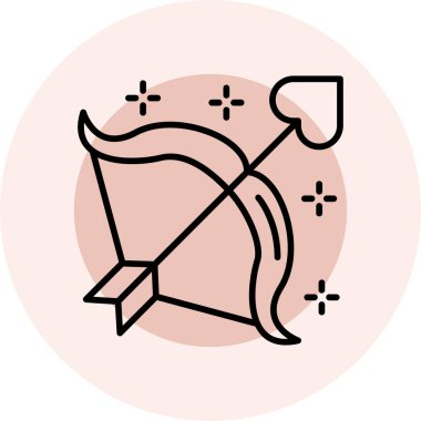 Bir köpek simgesinin vektör illüstrasyonu