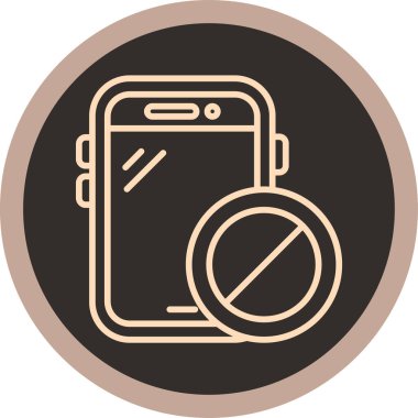 akıllı telefon simgesi vektör illüstrasyonu