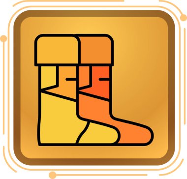 Bir çift çorabın vektör çizimi