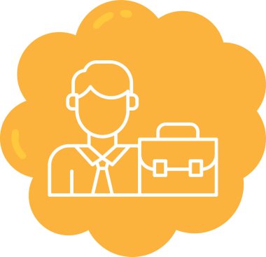 man simgesi vektör illüstrasyonu