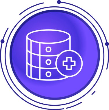 veritabanı simgesi çizimi