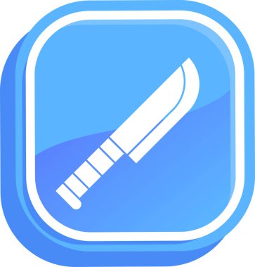 kılıç simgesi, vektör illüstrasyonu