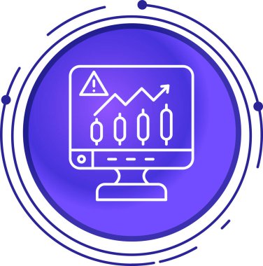 vektör bilgisayar simgesi, teknoloji illüstrasyonu