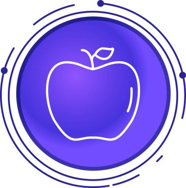 Gıda simgesinin vektör illüstrasyonu