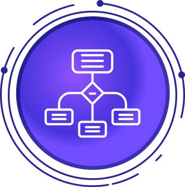 şebeke. Web simgesi basit illüstrasyon