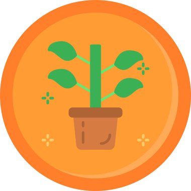 pot pot simgesi düz stil