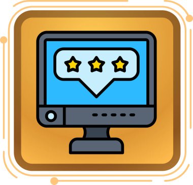 Web simgesi vektör illüstrasyonu