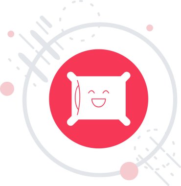 Beyaz arkaplanda beyaz çizgi davul simgesi izole edildi. Müzik işareti. müzik aleti sembolü. Kırmızı daire düğmesi. vektör