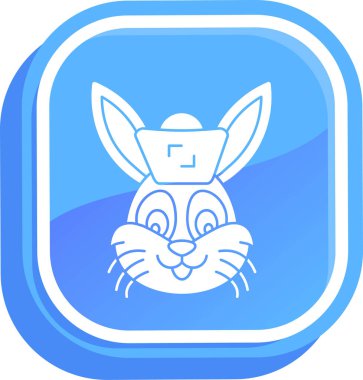 Paskalya yumurtası simgesinin vektör çizimi