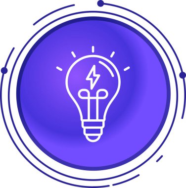 fikir web simgesi vektör illüstrasyonu