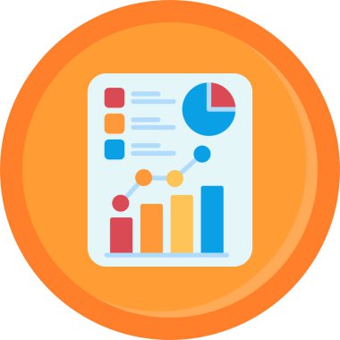 İş analizi vektör simgesi