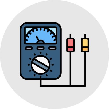 metre simgesi vektör illüstrasyonu