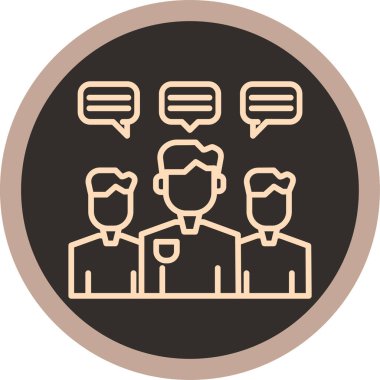 İnsan simgesinin vektör illüstrasyonu