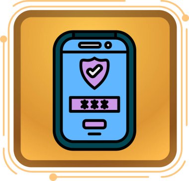 Smartphone Simgesi, vektör illüstrasyonu