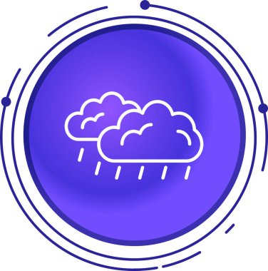 Bulut hesaplama. vektör illüstrasyonu