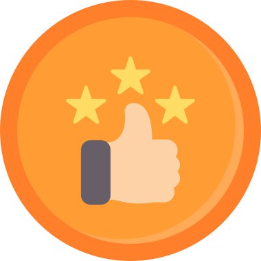 reyting simgesi, vektör illüstrasyon tasarımı