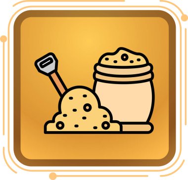 Vektör illüstrasyonu, simge ögesi arkaplanı