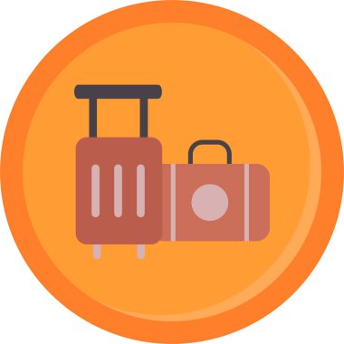 Seyahat. Web simgesi basit illüstrasyon