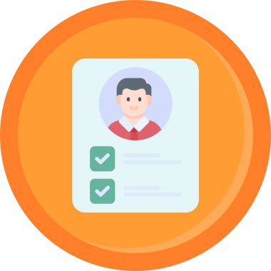 Kart. Web simgesi basit illüstrasyon