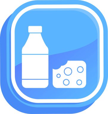 Şişe. Web simgesi basit illüstrasyon