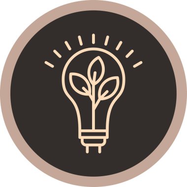 ampul simgesi vektör illüstrasyonu